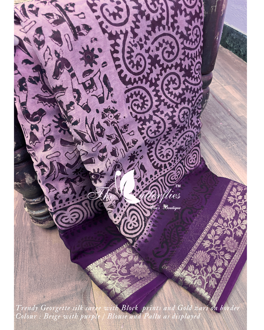 GEORGETTE SILK SAREE ORDSGRS24155
