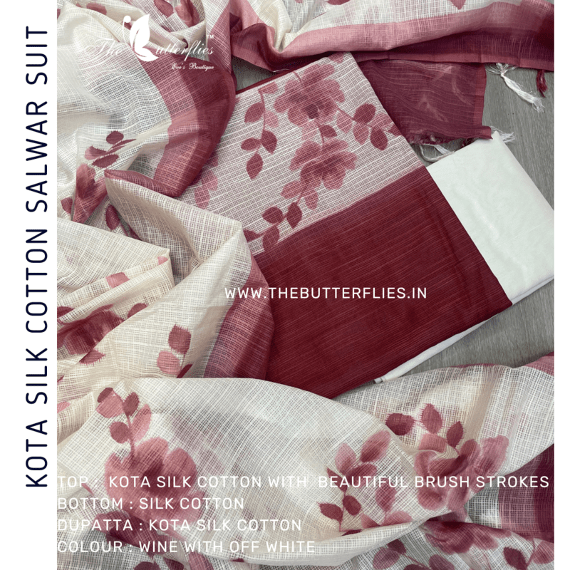 KOTA SILK COTTON SALWAR ANCCKSR22916 KOTA SILK COTTON SALWAR ANCCKSR22916