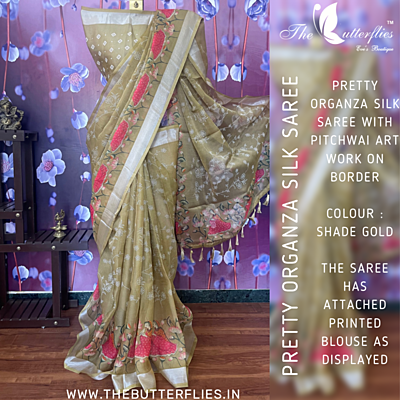 ORGANZA SILK SAREE DCMSORZ21923