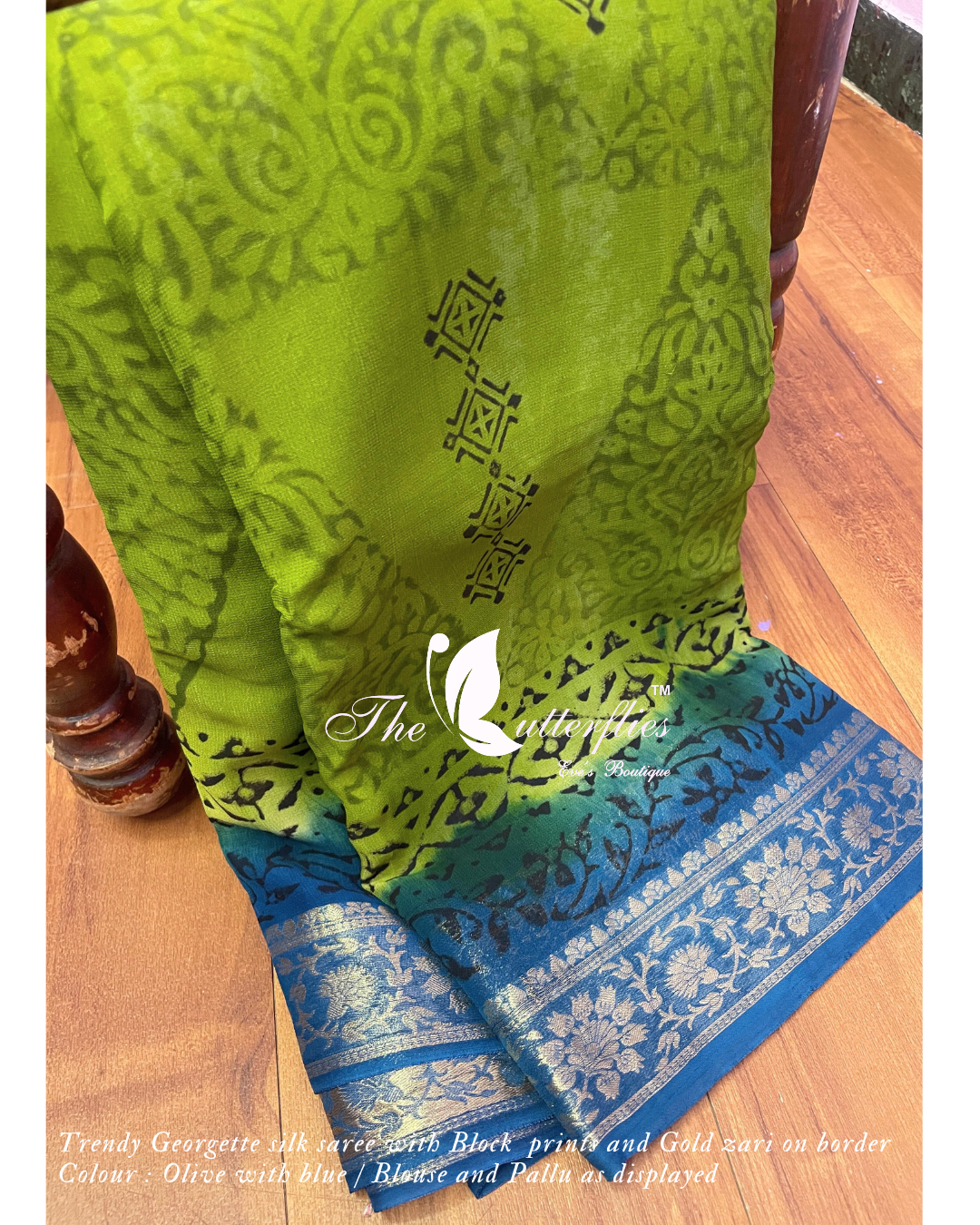 GEORGETTE SILK SAREE ORDSGRS24154