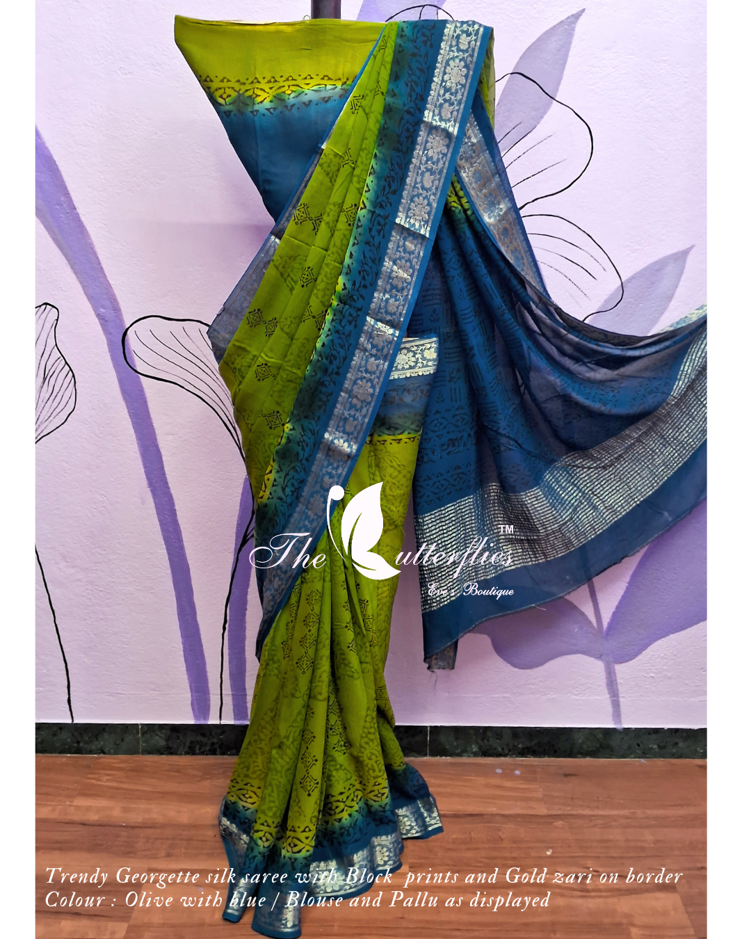 GEORGETTE SILK SAREE ORDSGRS24154