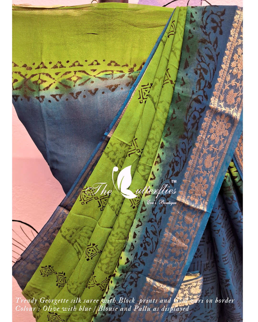 GEORGETTE SILK SAREE ORDSGRS24154