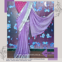 CREPE SILK SAREE PSSSCRE23105 CREPE SILK SAREE PSSSCRE23105