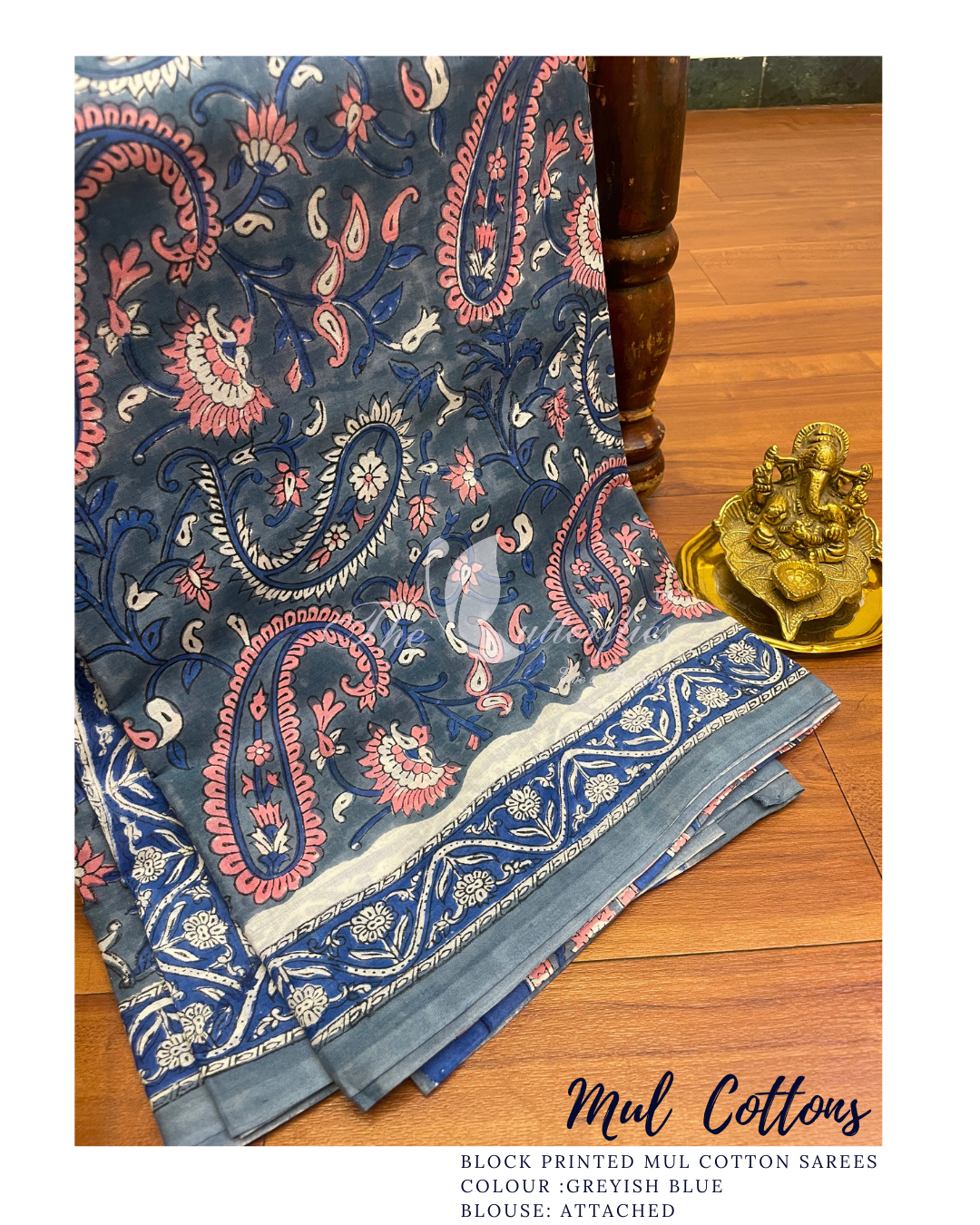 MUL COTTON SAREE SHPSMCS24017