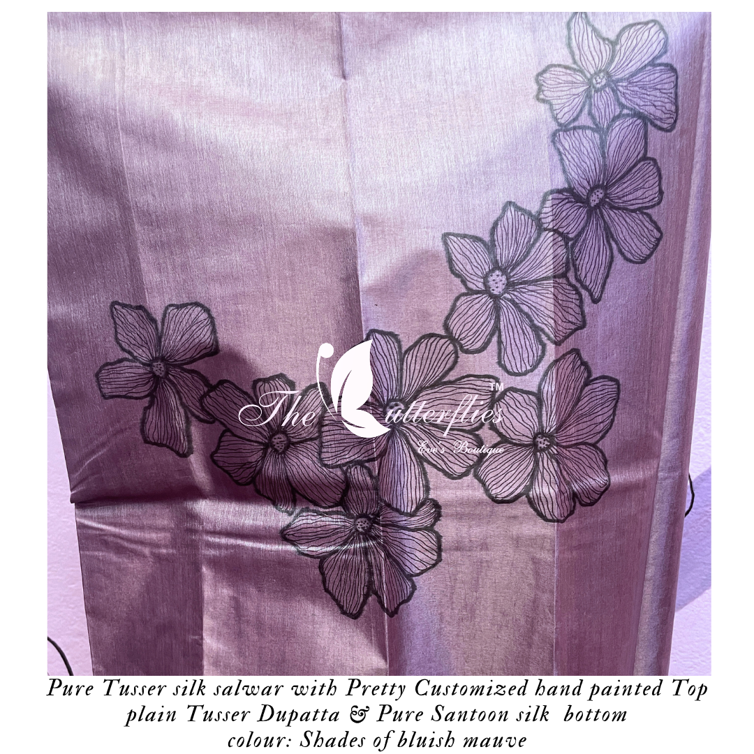 PURE TUSSER SILK SALWAR ANCCTRS24216