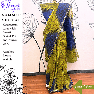 PURE KOTA COTTON SAREE  ORDSSSS23305