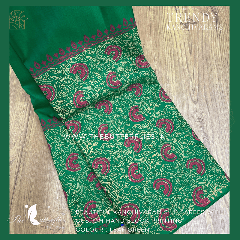 HAND PAINTED PURE KANCHIVARAM SOFT SILK SAREE CUSSSIL23503 HAND PAINTED PURE KANCHIVARAM SOFT SILK SAREE CUSSSIL23503