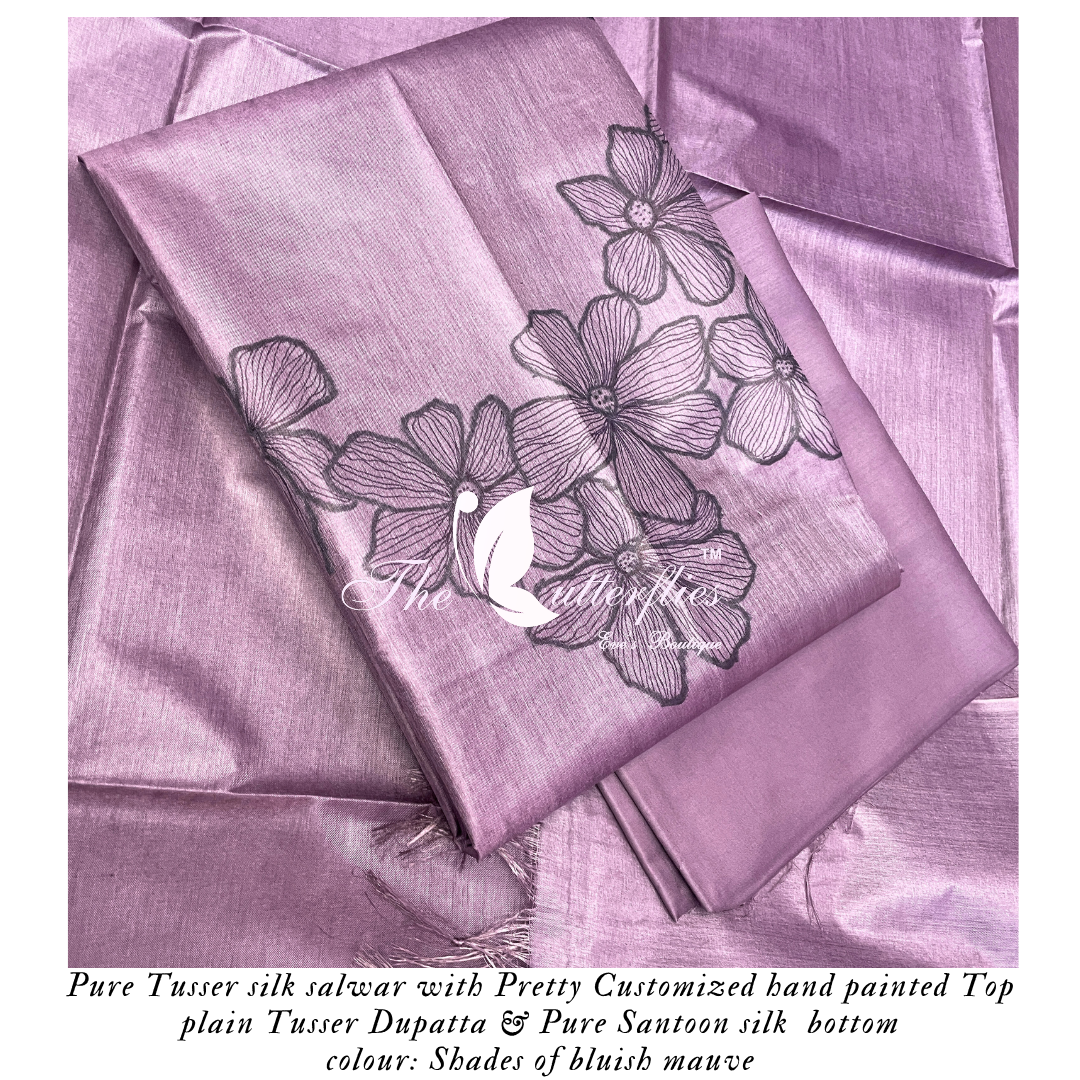 PURE TUSSER SILK SALWAR ANCCTRS24216