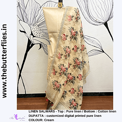 PURE LINEN SALWAR  YBRCLCS23571