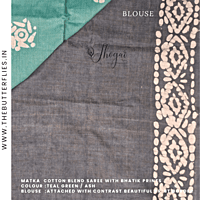 MATKA COTTON BLEND SAREE YBRSTES23180 MATKA COTTON BLEND SAREE YBRSTES23180
