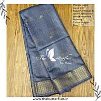 VISCOSE TUSSER SAREE YBRSTUS23388 VISCOSE TUSSER SAREE YBRSTUS23388