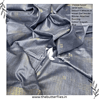 VISCOSE TUSSER SAREE YBRSTUS23388 VISCOSE TUSSER SAREE YBRSTUS23388