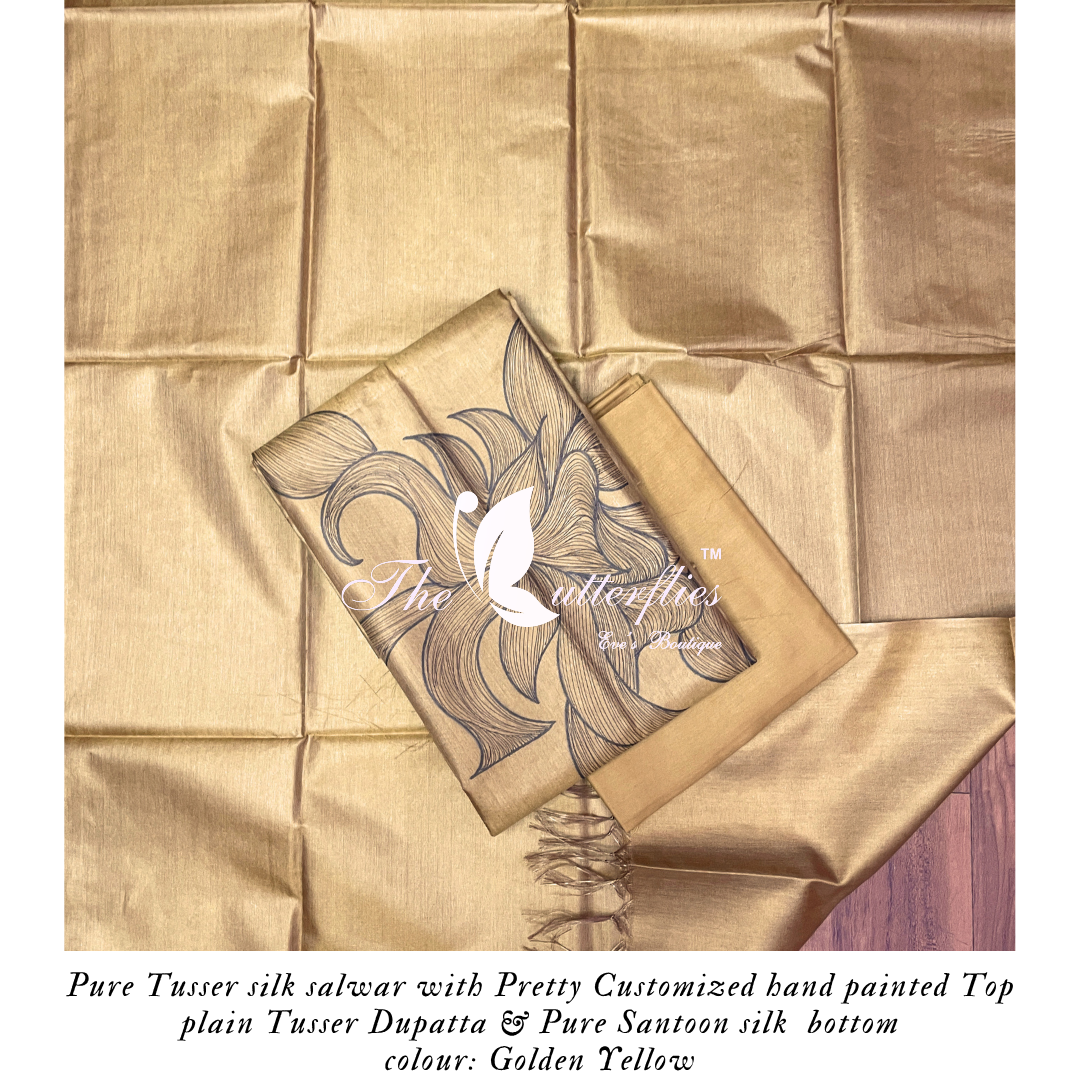 PURE TUSSER SILK SALWAR ANCCTRS24217