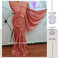 SEMI CREPE SILK SAREE RJASCRE23467 SEMI CREPE SILK SAREE RJASCRE23467