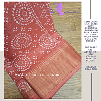 SEMI CREPE SILK SAREE RJASCRE23467 SEMI CREPE SILK SAREE RJASCRE23467