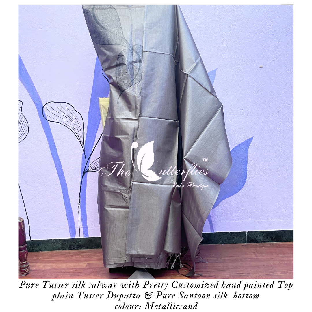 PURE TUSSER SILK SALWAR ANCCTRS24220