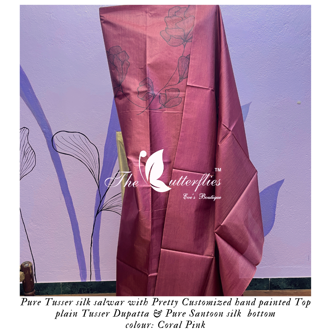 PURE TUSSER SILK SALWAR ANCCTRS24218