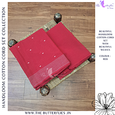 HANDLOOM COTTON CORD SET MAHCCOT23952