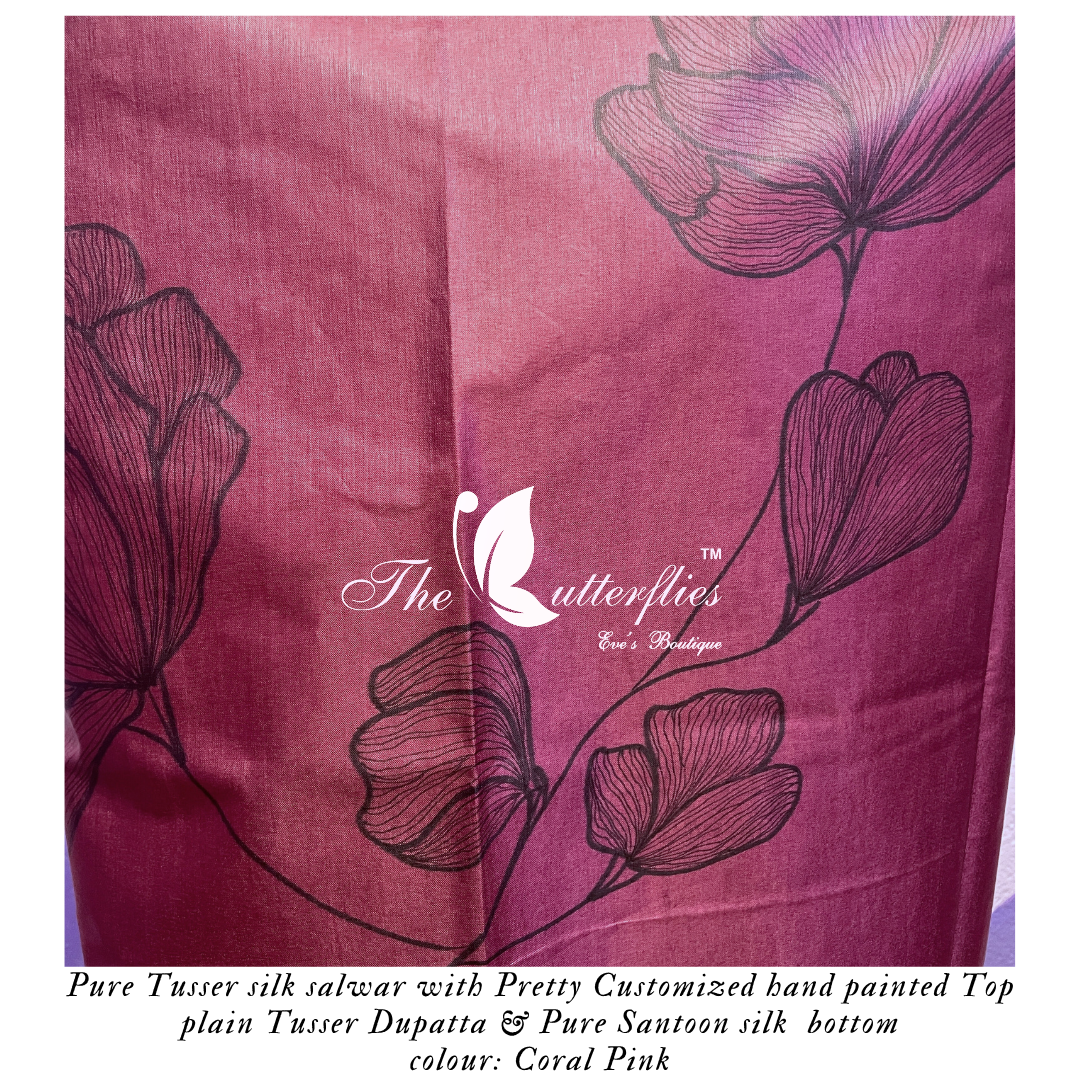 PURE TUSSER SILK SALWAR ANCCTRS24218