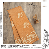 MATKA COTTON BLEND SAREE YBRSTES23179 MATKA COTTON BLEND SAREE YBRSTES23179