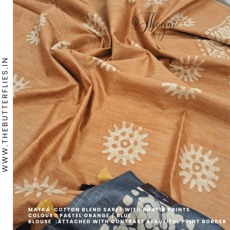 MATKA COTTON BLEND SAREE YBRSTES23179 MATKA COTTON BLEND SAREE YBRSTES23179
