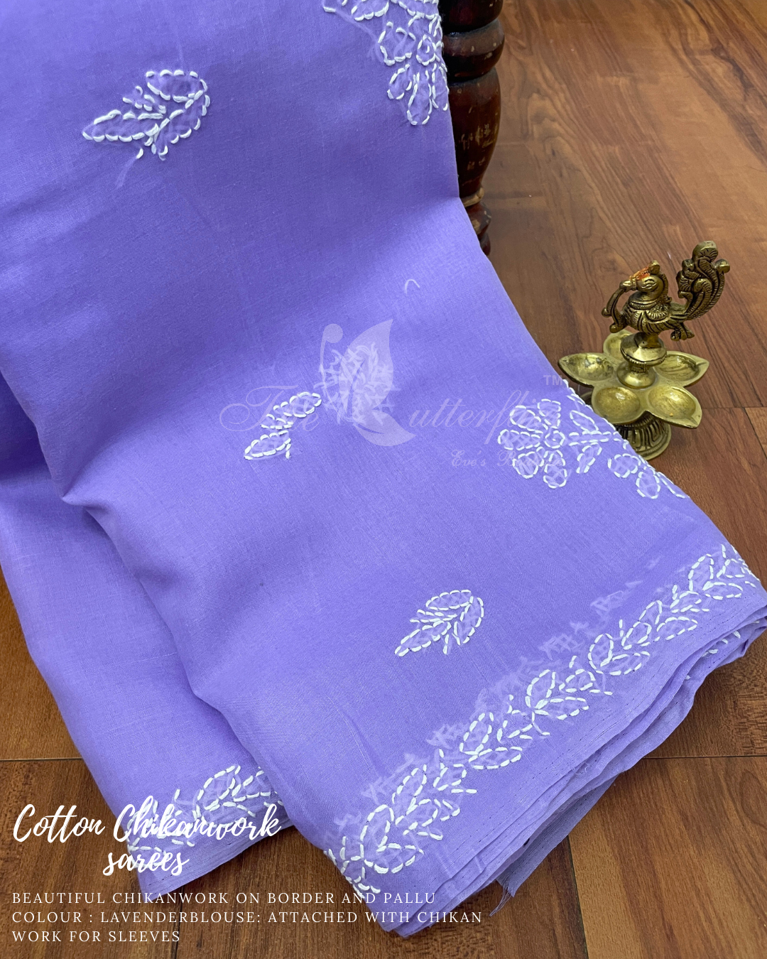 COTTON  CHIKANKARIWORK SAREE MSFSSSS24039