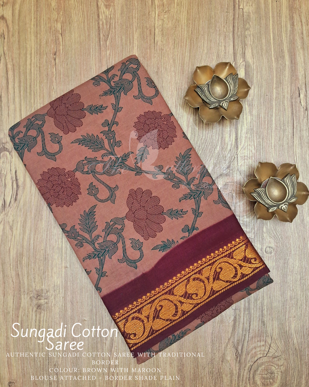SUNGADI COTTON SAREE  SVMSSDS24050