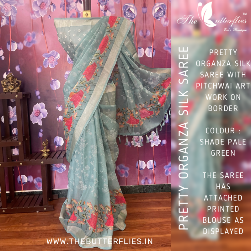 ORGANZA SILK SAREE DCMSORZ21922