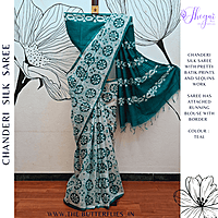 CHANDERI SILK SAREE RTFSCDS23731 CHANDERI SILK SAREE RTFSCDS23731