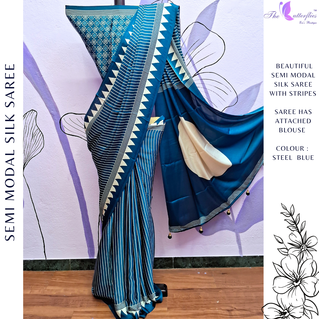 SEMI MODAL SILK SAREE DCMSmss24215 SEMI MODAL SILK SAREE DCMSmss24215