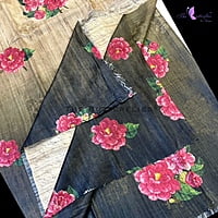 Pure Geecha Tusser silk saree YBRSTSK15316
