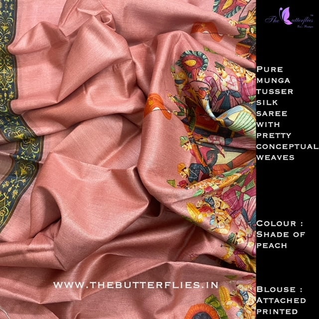 MUNGA TUSSER SILK SAREE YBRSTUS21113