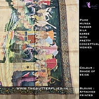 MUNGA TUSSER SILK SAREE YBRSTUS21114