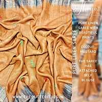 PURE LINEN SAREE JSHSLIN22538 PURE LINEN SAREE JSHSLIN22538