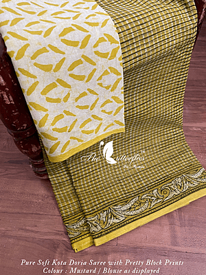 PURE SOFT KOTA DORIA SAREE SHPSKOT24133