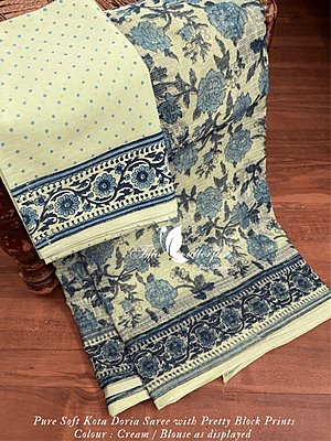 PURE SOFT KOTA DORIA SAREE SHPSKOT24132